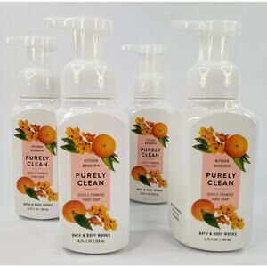 4 Kitchen Mandarin Gentle Foaming Hand Soap Wash Bath Body Works 8.75 oz ea
